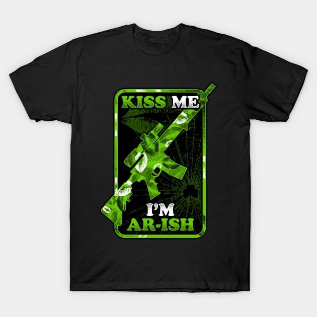 Kiss me I'm Ar-Ish T-Shirt by TreehouseDesigns